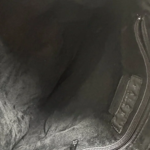 Falor Le Borse black croc-embossed leather bag. Made in Italy - Picture 7 of 9